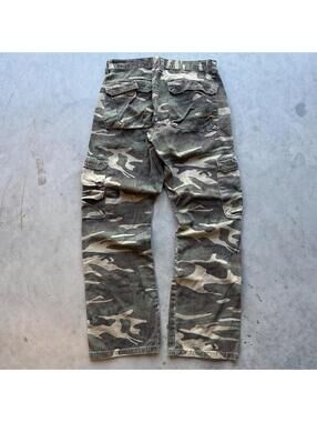 y2k wrangler camo cargo pants